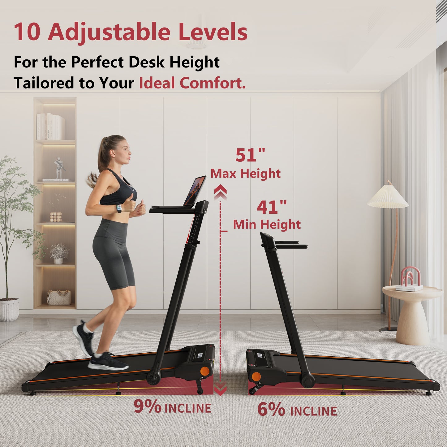 10-level adjustable handrail design