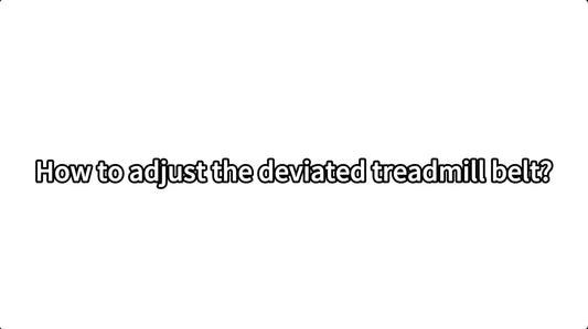 9. How to adjust the deviated treadmill belt?